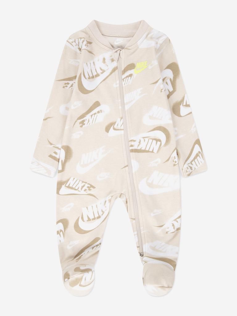 NIKE Baby Boys NSW Babygrow in Beige