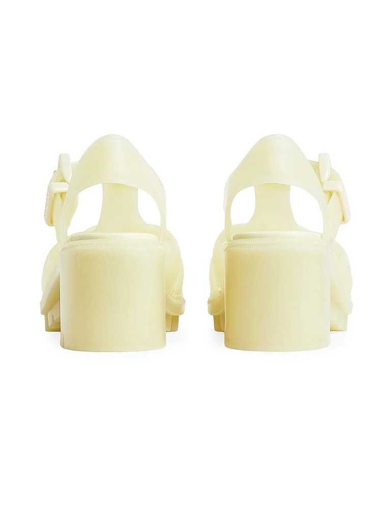 Bottega Veneta Medusa 50MM Block-Heel Jelly Sandals 3
