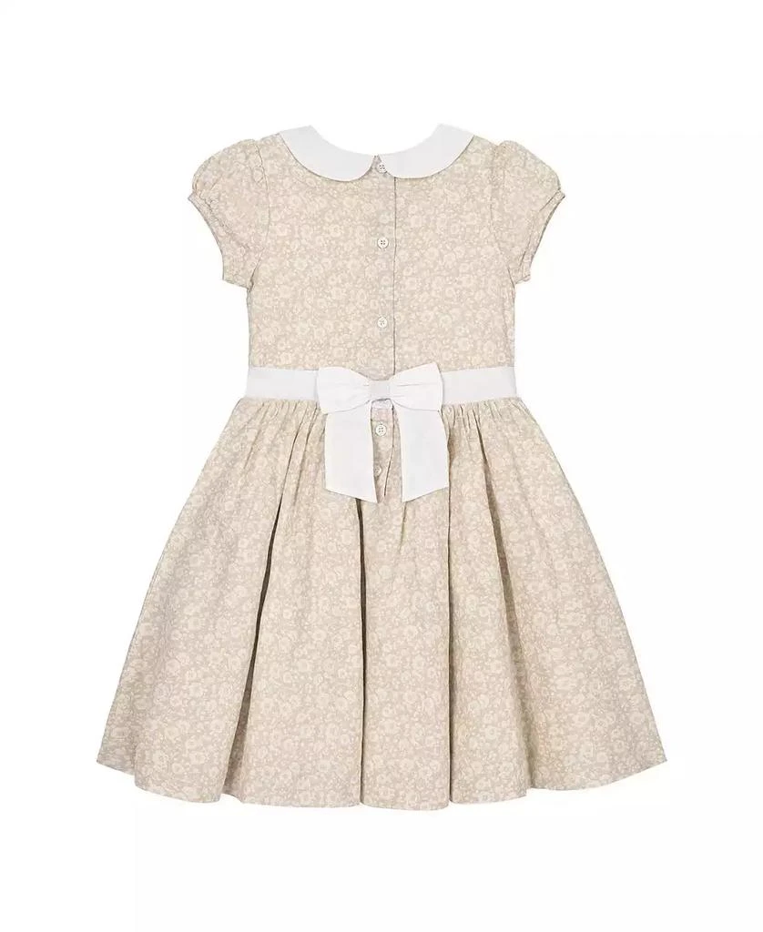 Hope 
Henry Toddler Girls Short Sleeve Linen Dress with Peter Pan Collar 5