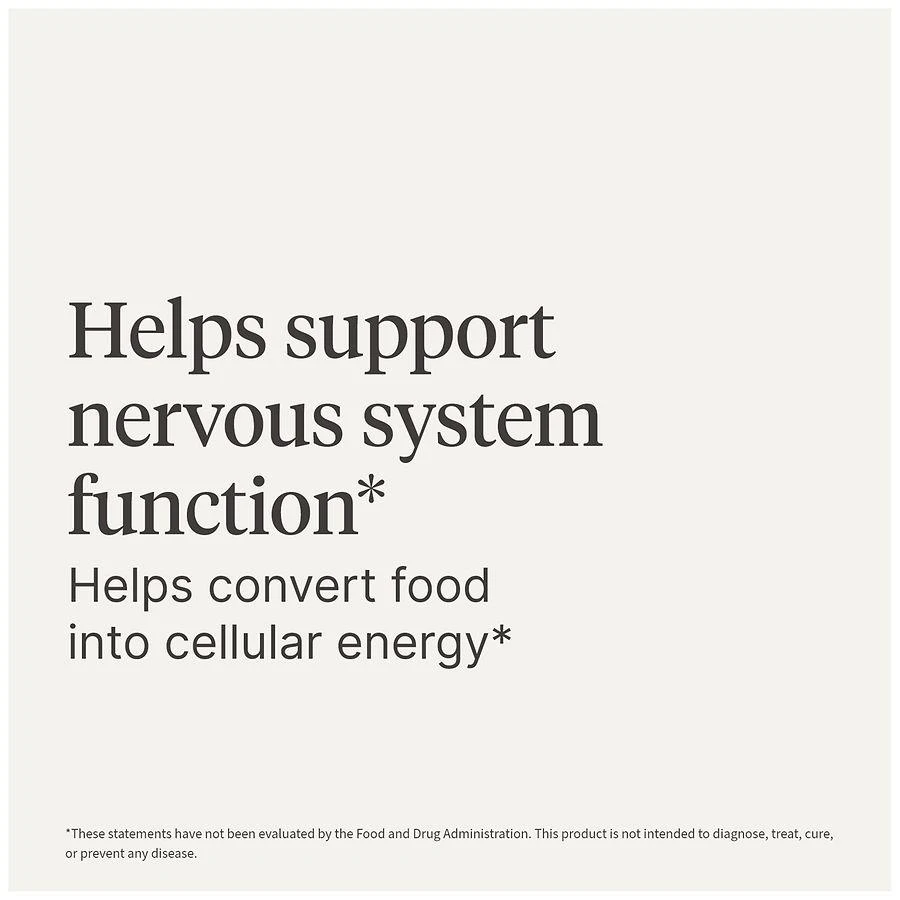 Walgreens Free 
Pure B-1 100 mg Tablets 7