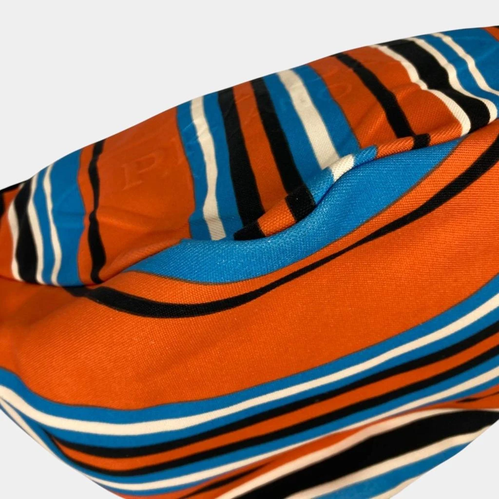 Prada Prada Orange Blue x Black stripe crossbody Bag 11