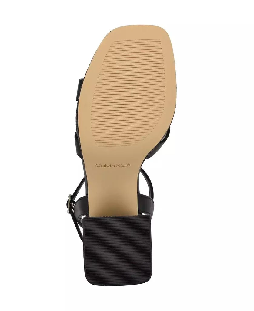Calvin Klein Women's Drancy Block Heel Sandals 5