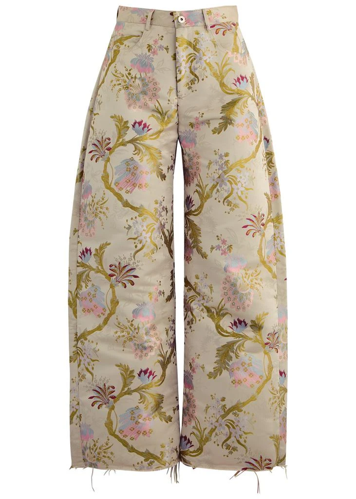 Marques Almeida Floral brocade wide-leg trousers 1