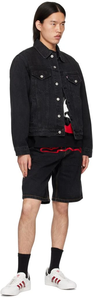 Icecream Black Running Dog Denim Jacket 4