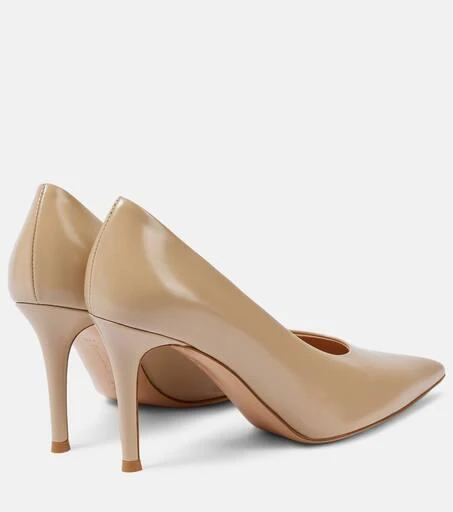 Gianvito Rossi Robbie leather pumps 3