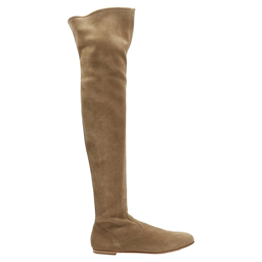 Gianvito Rossi camoscio suede thigh high boots 1