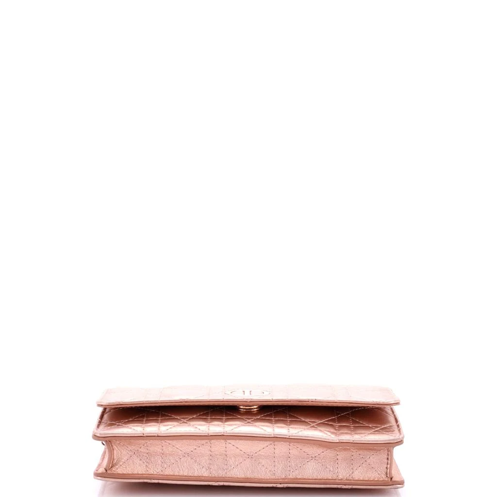 Dior Caro Wallet on Chain Pouch Cannage Quilt Leather 4