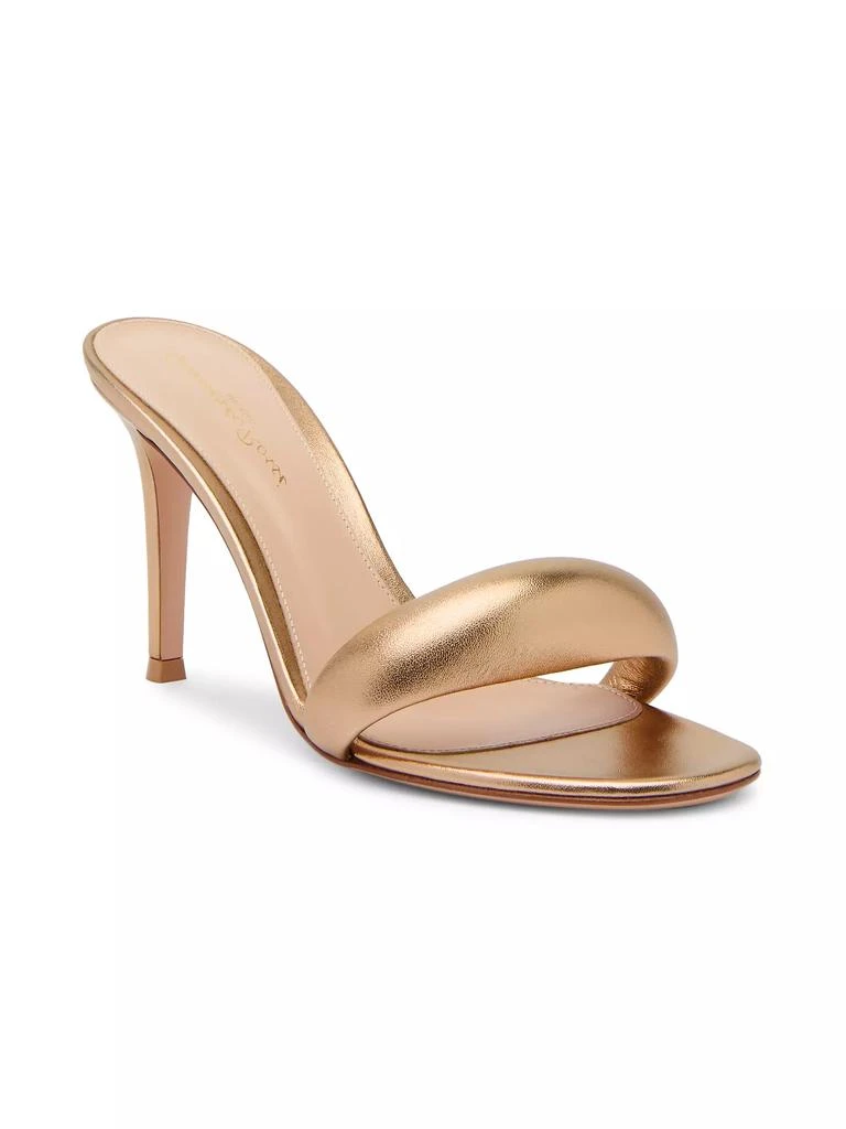 Gianvito Rossi Bijoux 85MM Leather Mules 2