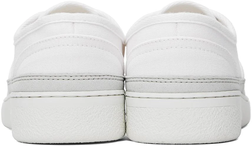 A.P.C. White Plain Simple Sneakers 2