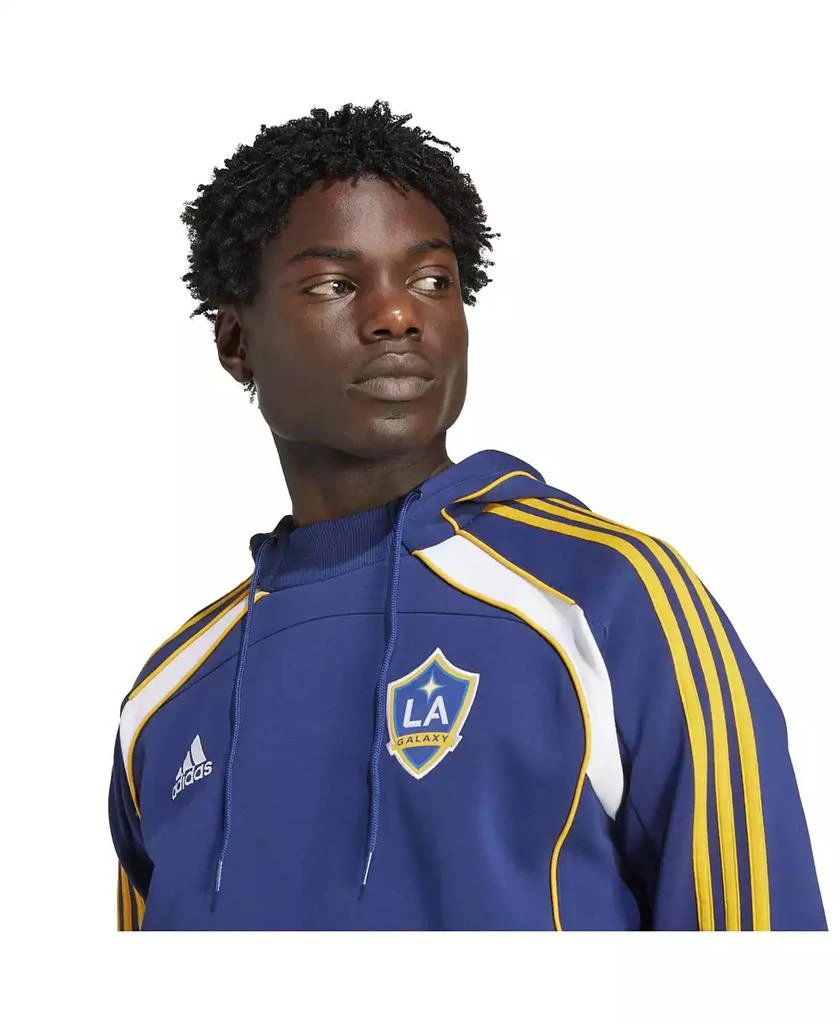 Adidas Men's Navy LA Galaxy 2025 Travel Pullover Hoodie 2