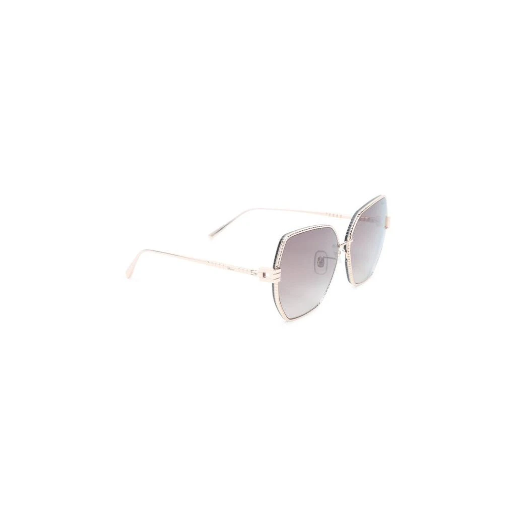 Chopard Chic Hexagonal Sunglasses With Metallic Finish - NWT Chopard SCH 374 700P Polarised Sunglasses - US main image 3