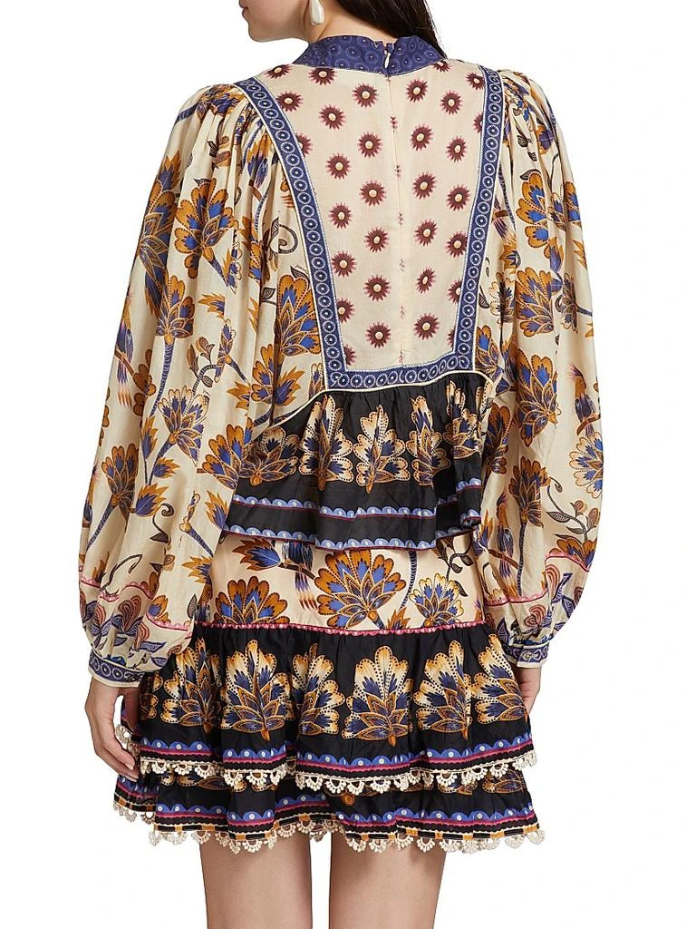Farm Rio Ainika Floral Cotton Blouse 5