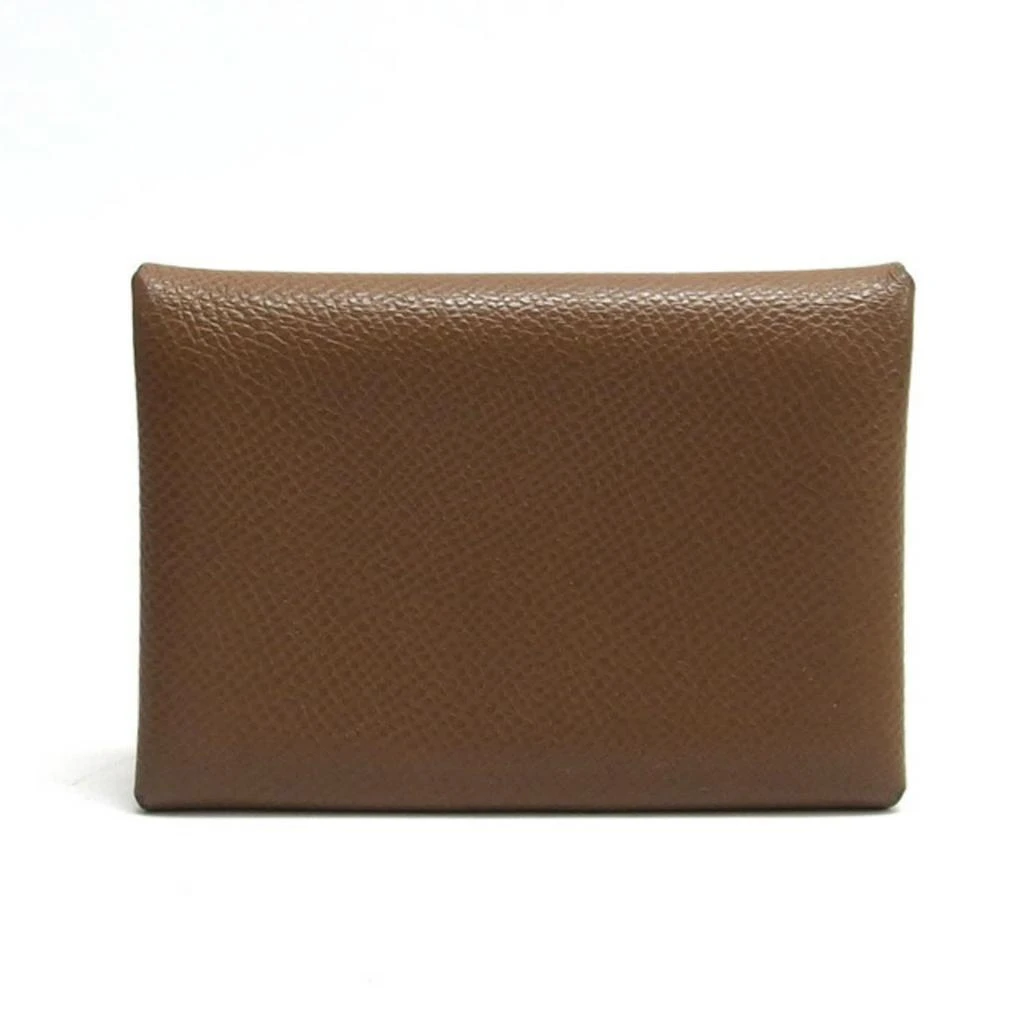 Hermes Marron Epsom Leather Coin Purse/Coin Case (Pre-Owned)