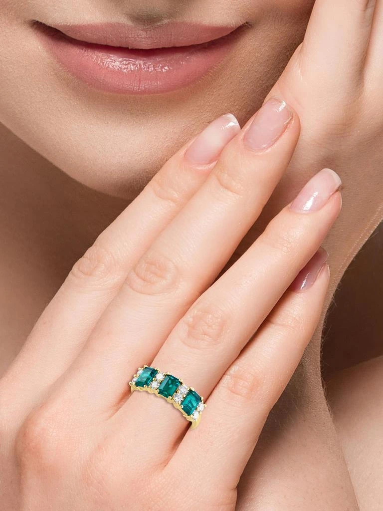 Effy EFFY 14K Yellow Gold Lab-Grown Emerald
0.51 TCW Lab-Grown Diamond Ring 4