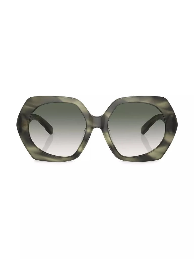 Tory Burch Kira 55MM Oversized Geometric Sunglasses 1