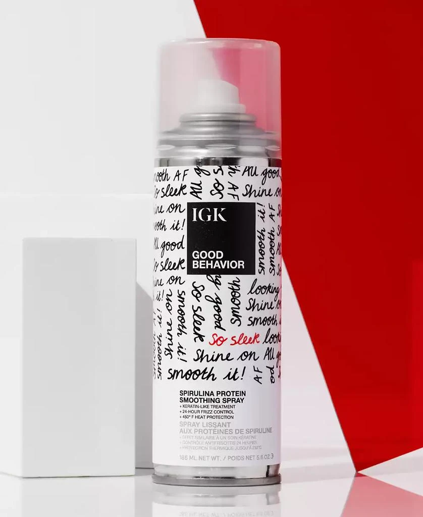 IGK Hair Good Behavior Spirulina Protein Smoothing Spray 4