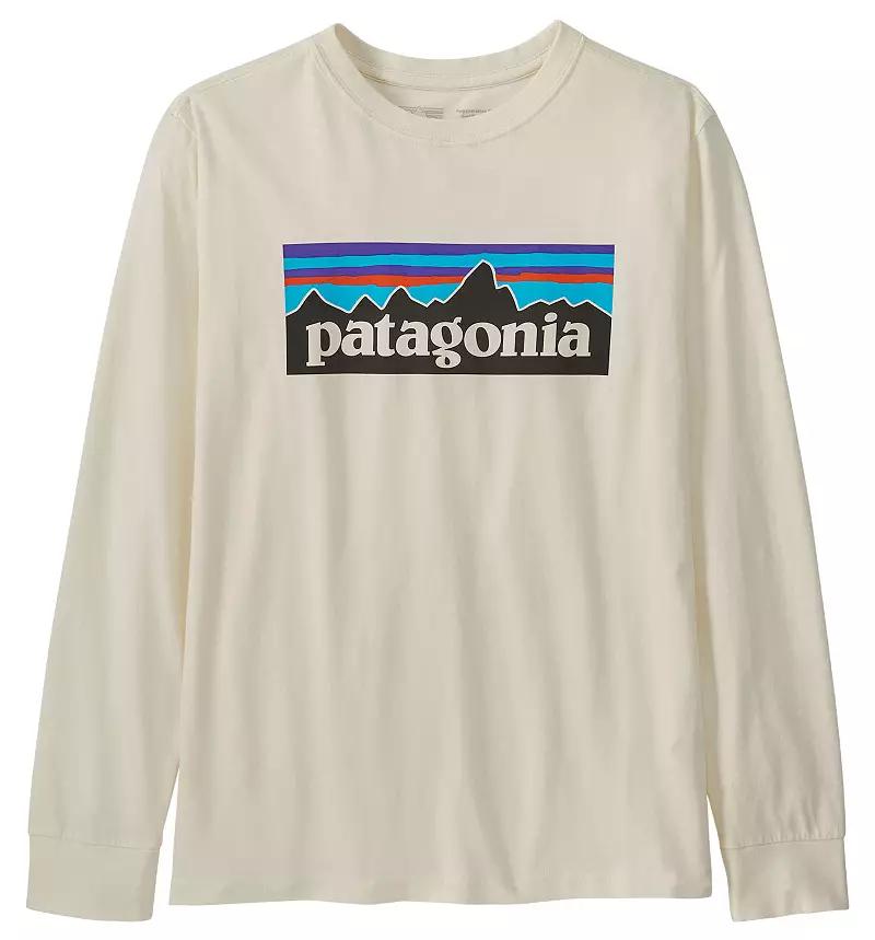 Patagonia Patagonia Kids' Long-Sleeved Regenerative Organic Certified Cotton P-6 T-Shirt