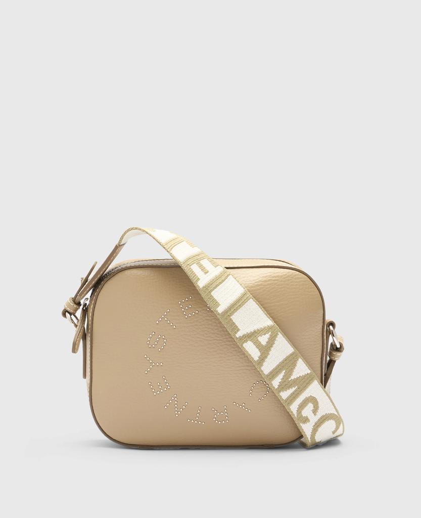 Stella McCartney Stella McCartney - Logo Camera Crossbody Bag, Woman, Bamboo