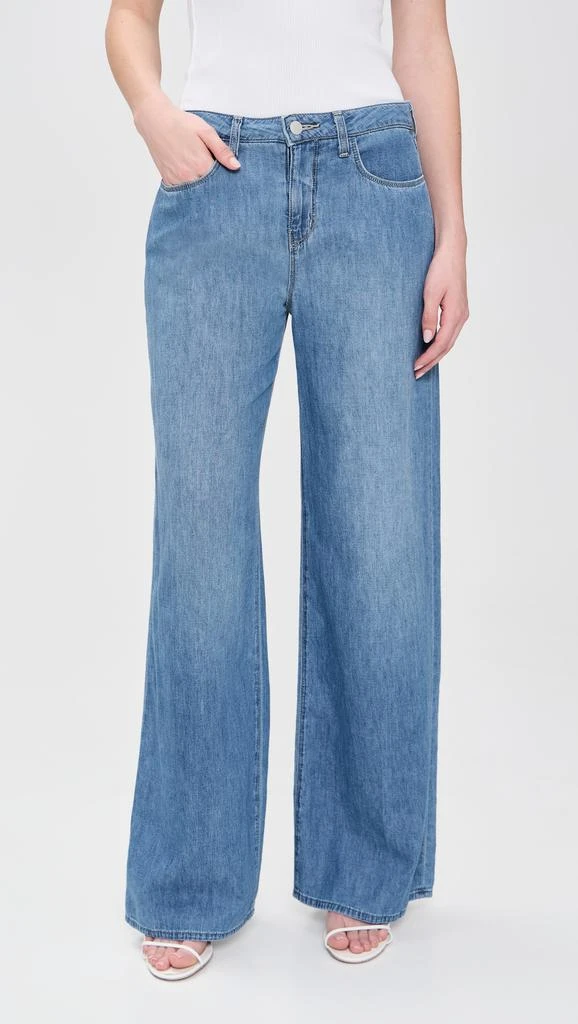 LAGENCE Alicent Sneaker Wide Leg Jeans 1
