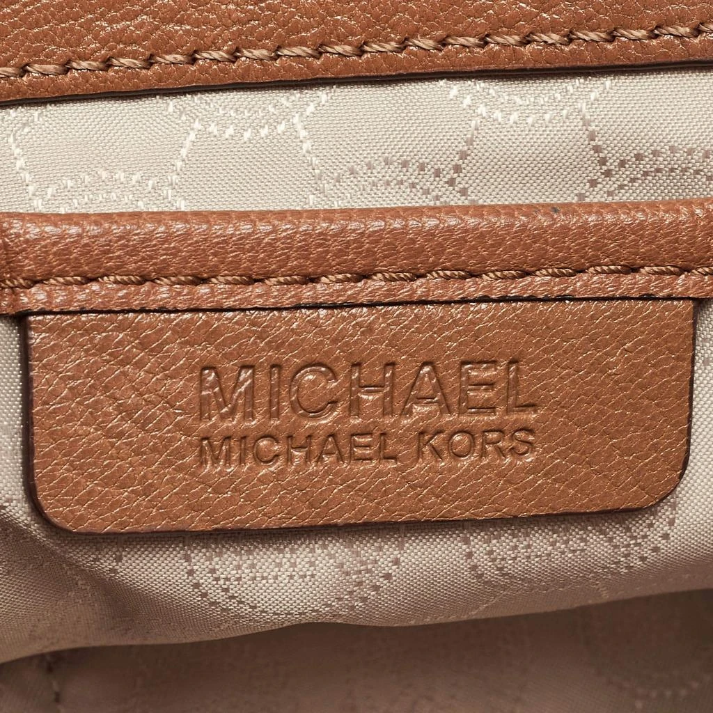 Michael Kors MICHAEL Michael Kors Brown Leather Hamilton Satchel 20