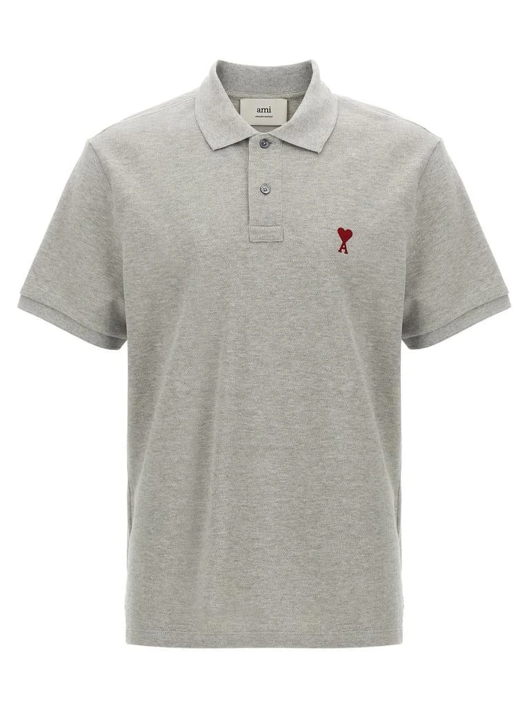 AMI AMI Paris 'Ami De Coeur' Polo Shirt 1
