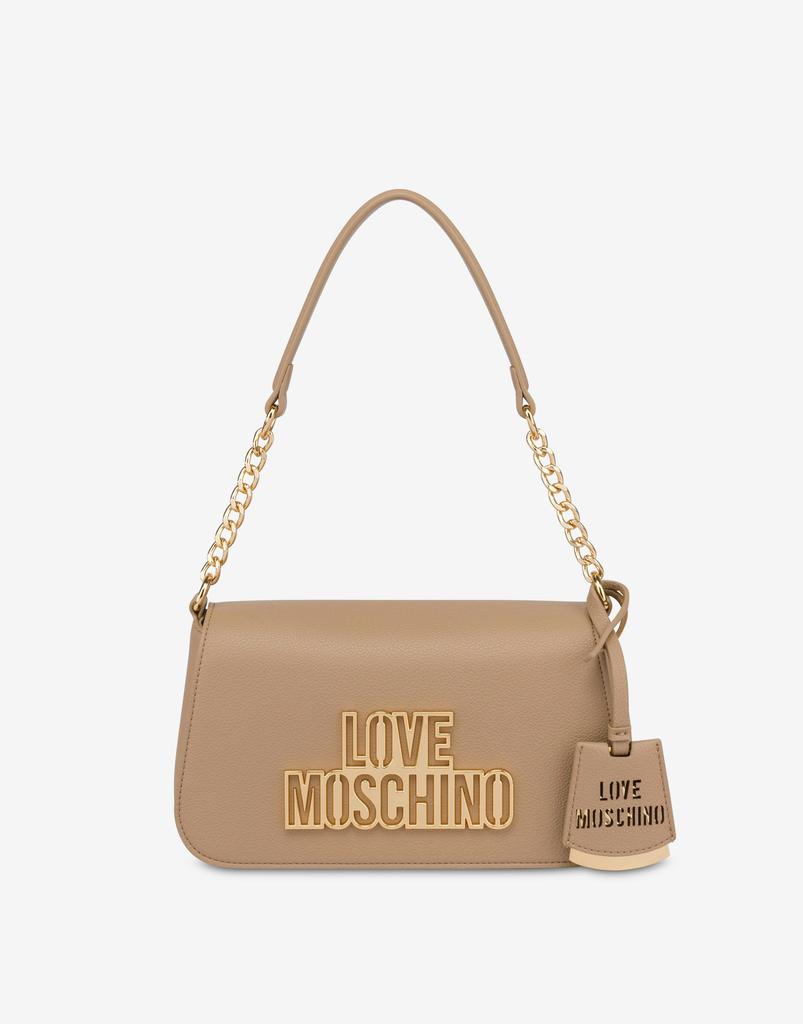 Love Moschino Cut Out Logo Shoulder Bag