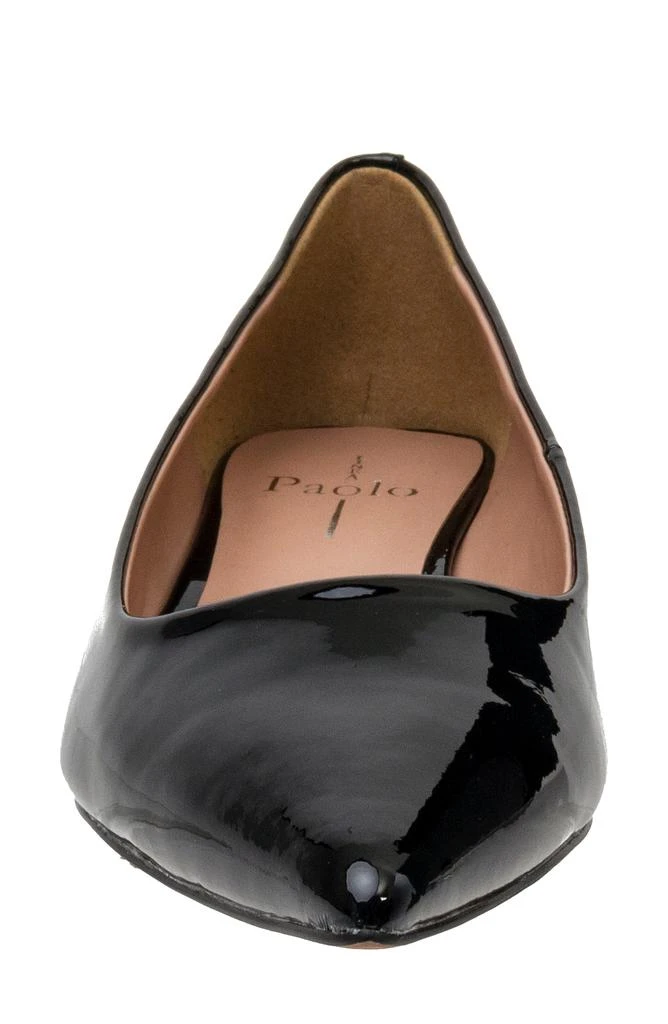 Linea Paolo Banks Patent Kitten Heel Pointed Toe Pump 3