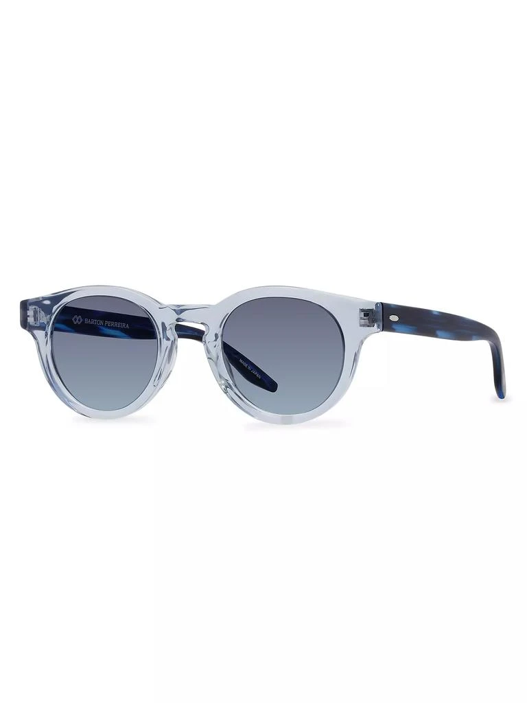 Barton Perreira Oxford 47MM Round Sunglasses 1