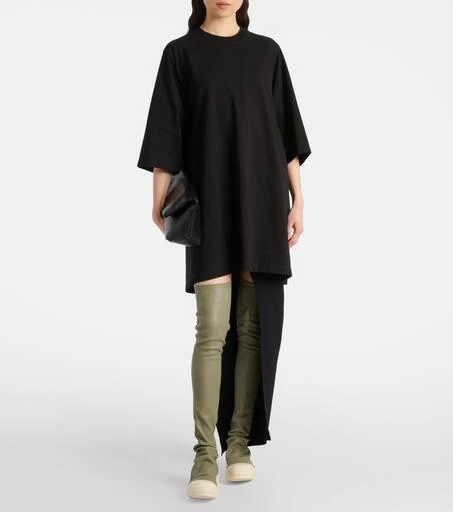 Rick Owens Stockings over-the-knee leather sneakers 3