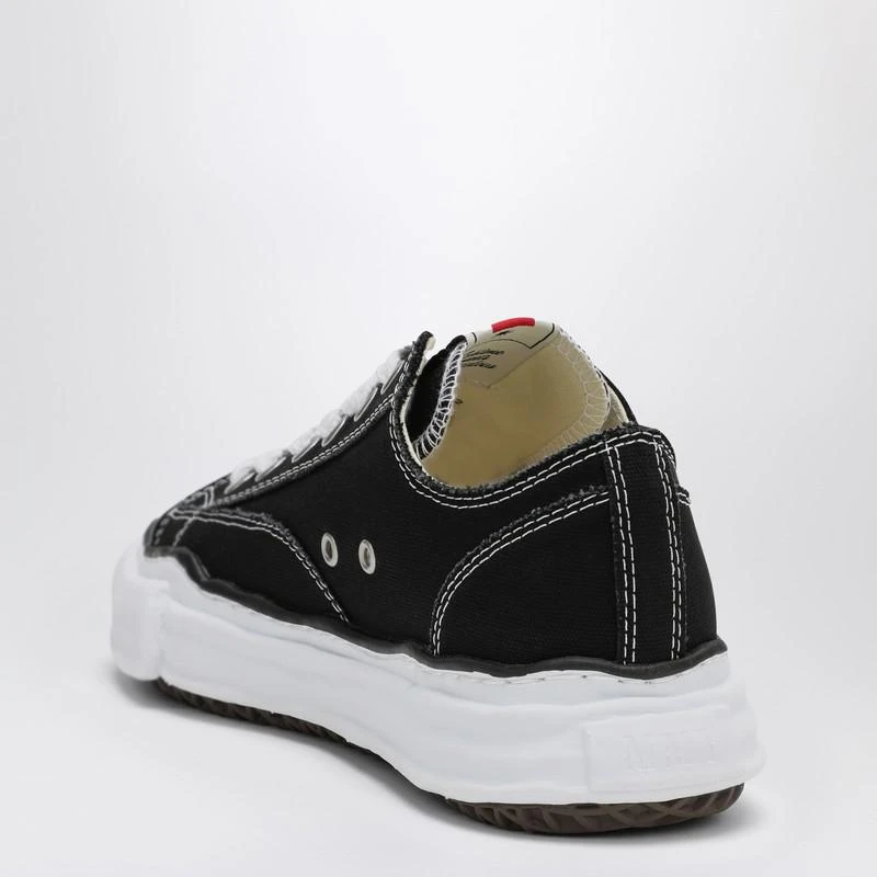 Maison MIHARA YASUHIRO Maison Mihara Yasuhiro Black Peterson Low Sneakers In Canvas 2