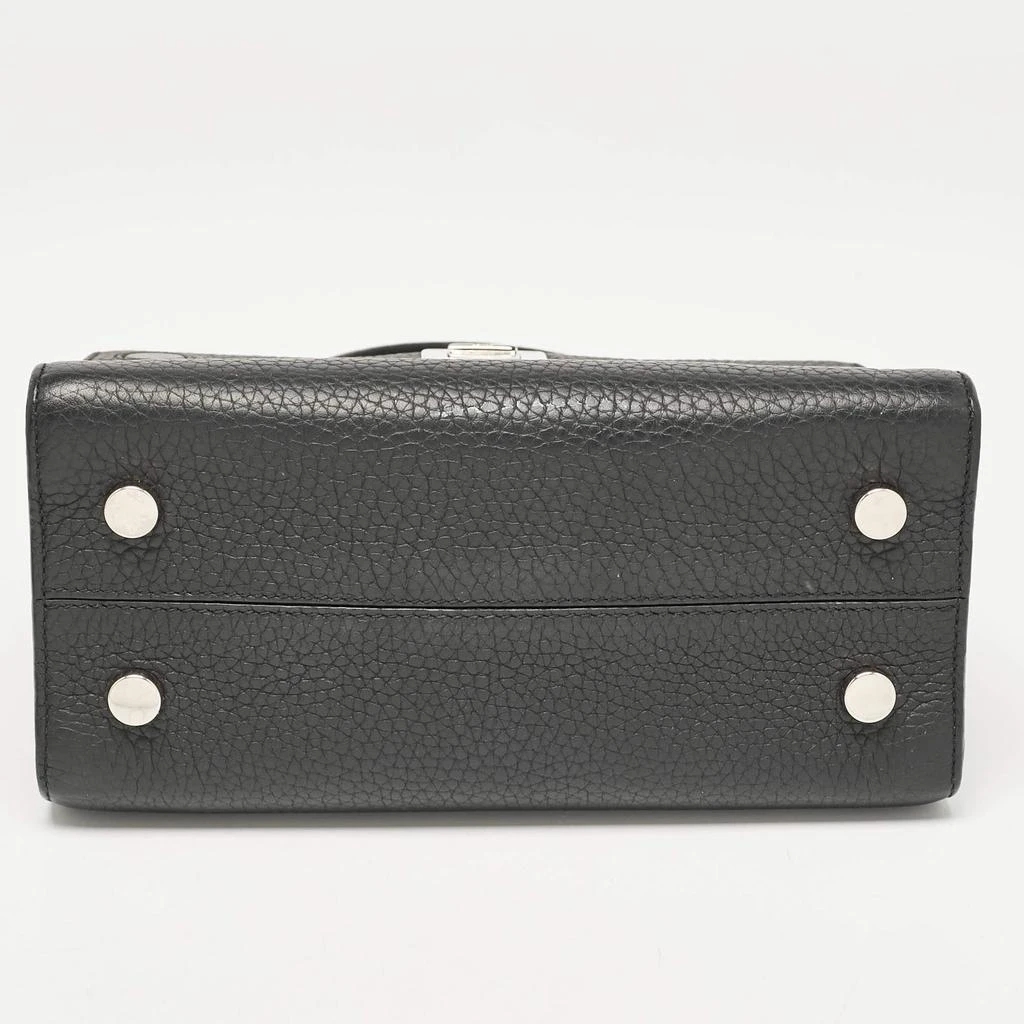 Dior Dior Black Leather Mini Diorever Top Handle Bag 12