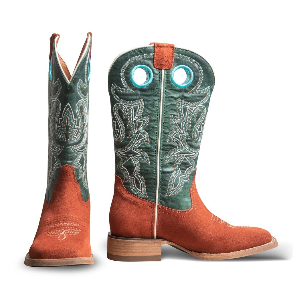 Buck & Brana Darla leather cowgirl boots by