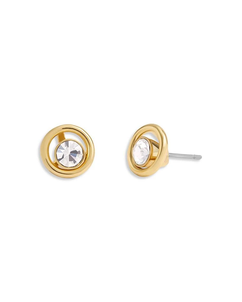 Coach Convertible Halo Stone Stud Earrings 3