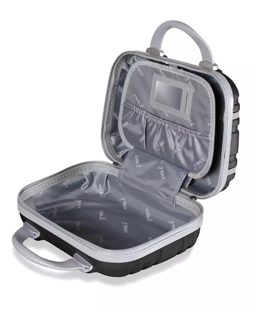 AMKA Varsity 2-Piece Carry-On Hardside Cosmetic Luggage Set 4