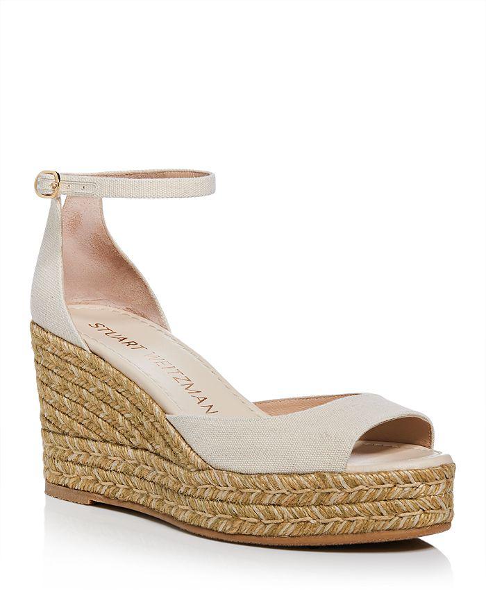 Stuart Weitzman Women's Nudistia Espadrille Wedge Sandals