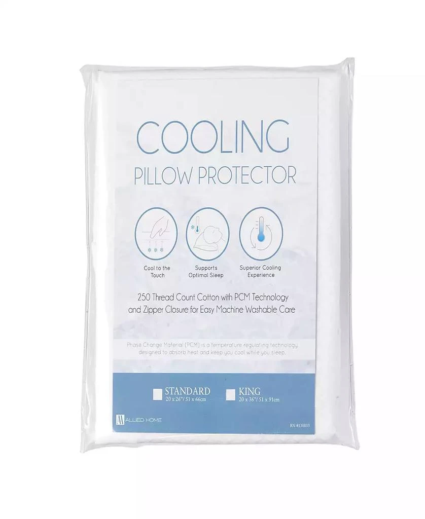 Allied Home Medium 4 Piece Pillow and Cooling Pillow Protector Bundle 2
