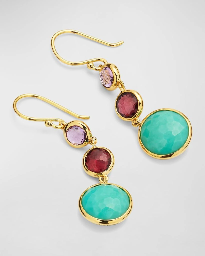 Ippolita Lollitini 3-Stone Drop Earrings in 18K Gold 3