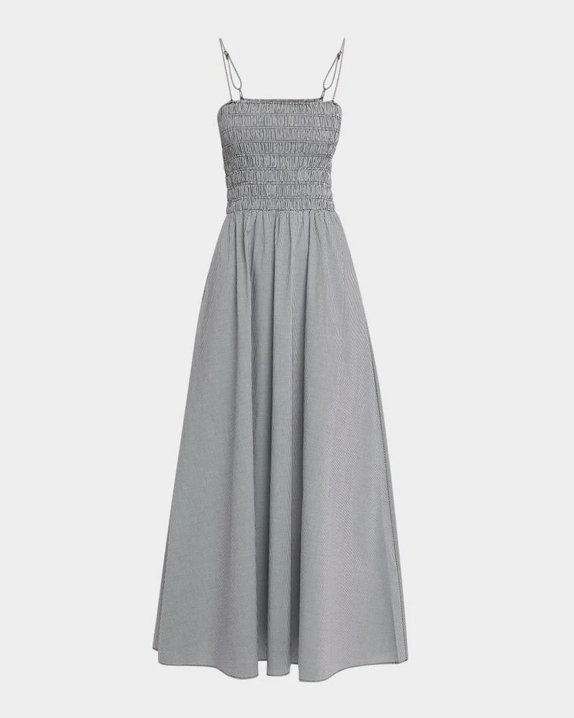 knee length dresses for ladies Faithfull The Brand Lida Maxi Dress in Coral main image 0