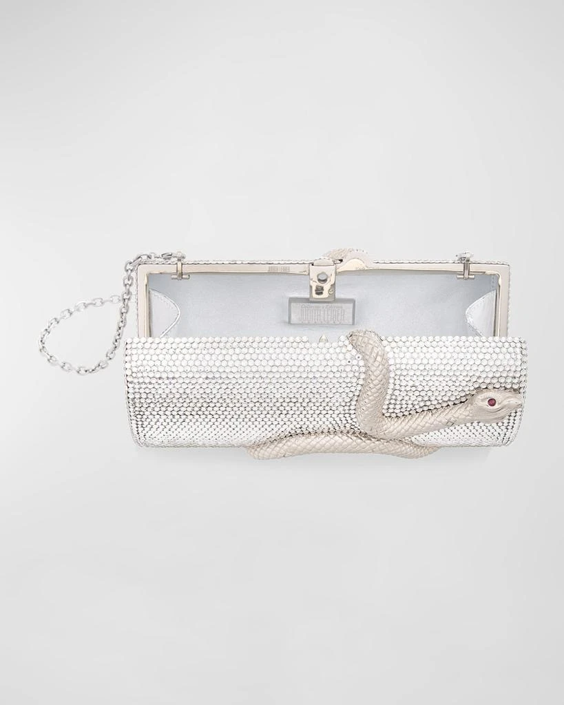 Judith Leiber Spiral Snake Crystal Minaudiere 2