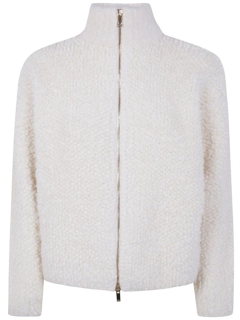 Max Mara Max Mara Studio Oggetti Zip-Up Cardigan 1