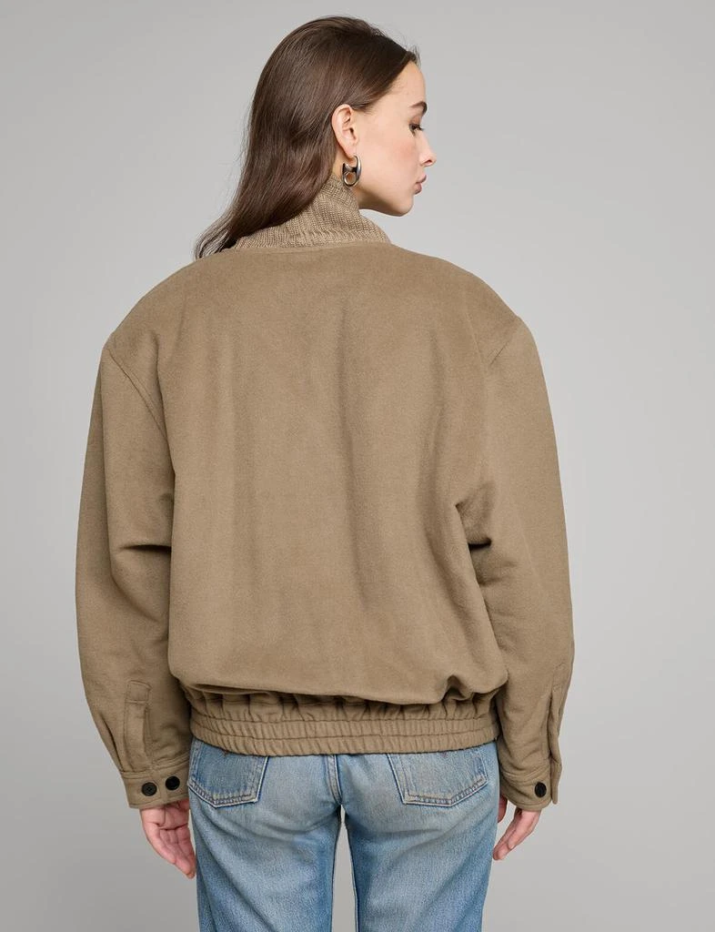 Pixie Market Mocha Bomber Jacket 5