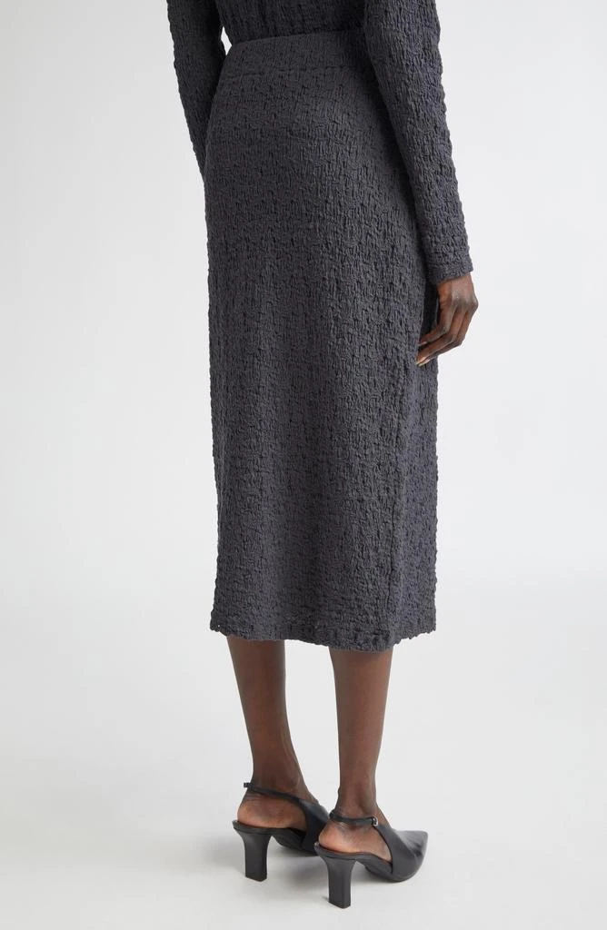 Vince Smocked Cotton Blend Midi Skirt 3