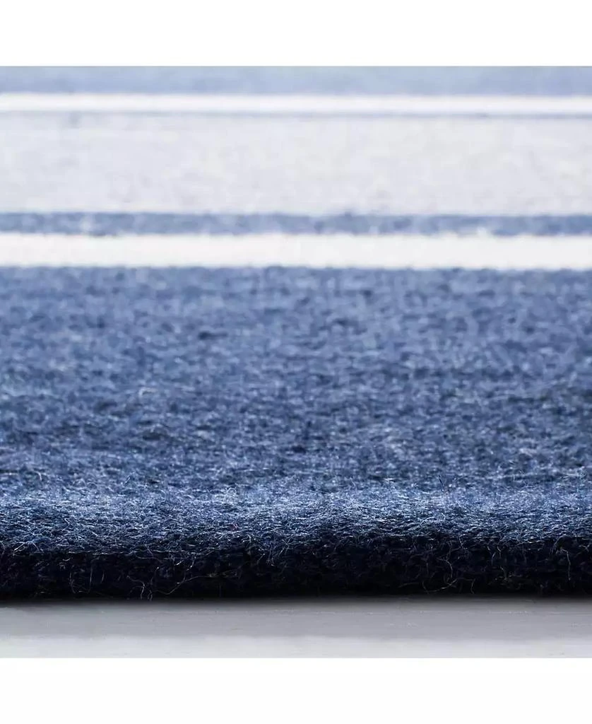 Ralph Lauren Hanover Stripe LRL2461A Navy 5' X 8' Outdoor Area Rug 6