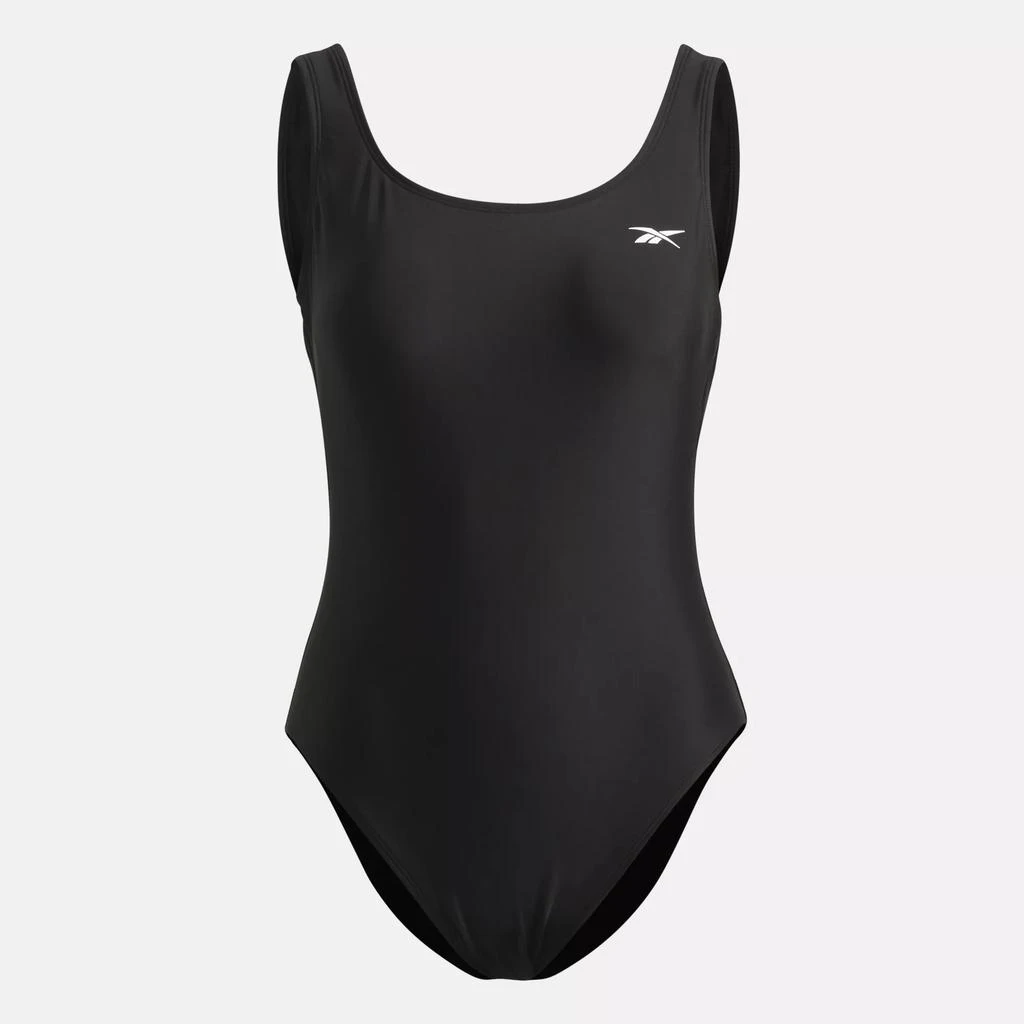 Reebok Women's Basic One-Piece Swimsuit with Low Scoop Back 4