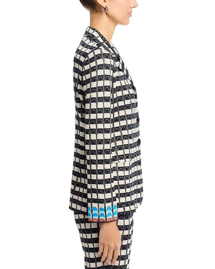 Aldo Martins Plaid Knit Blazer 4