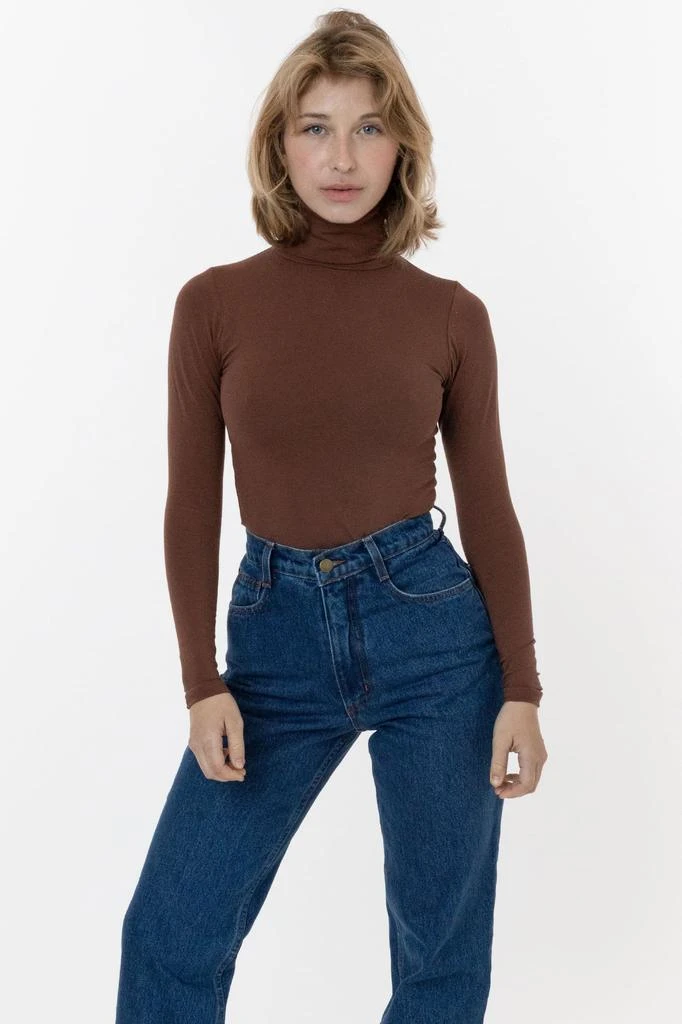 Los Angeles Apparel 8306 - Cotton Spandex Turtleneck 8