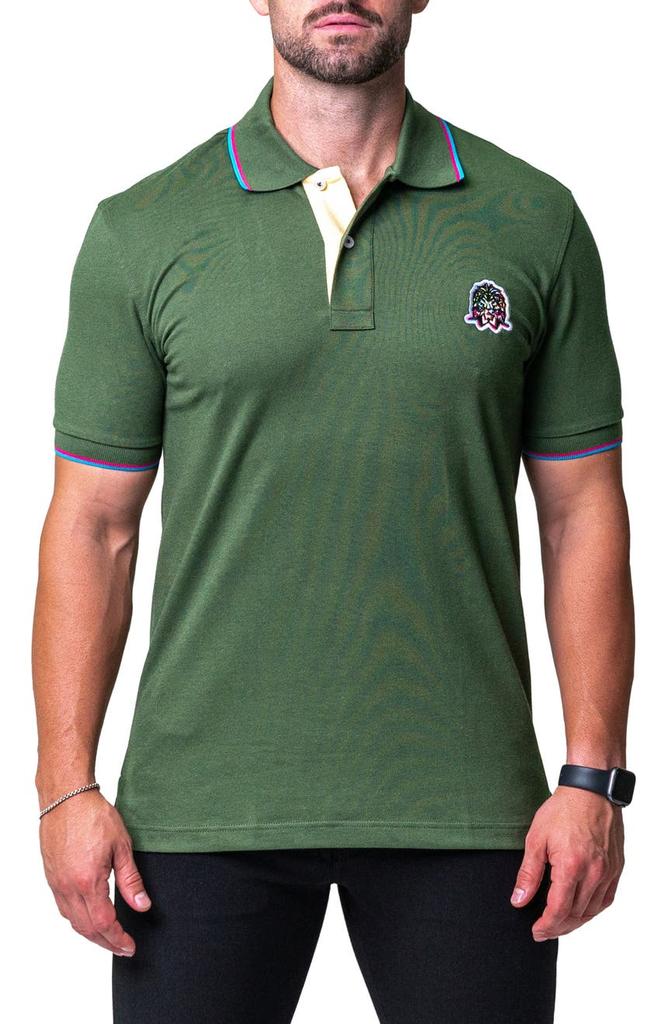 Maceoo Mozart Embroidered Polo Shirt