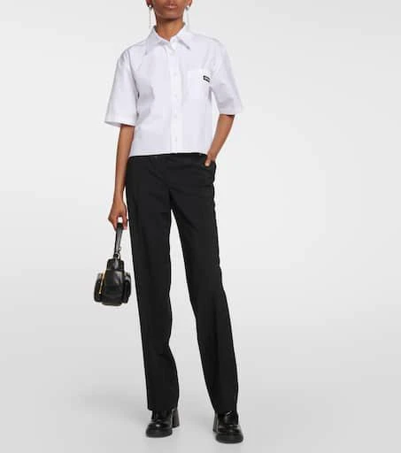 Miu Miu Leather penny loafers 2