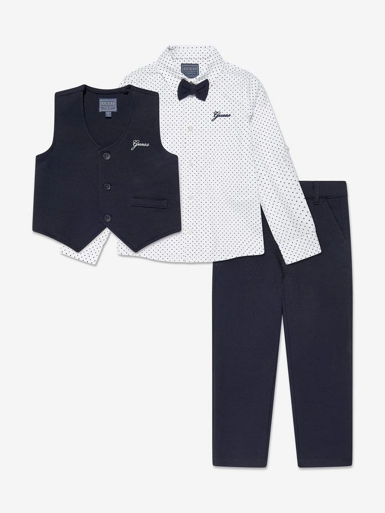 GUESS Guess Baby Boys 3 Piece Suit Set in Blue 1