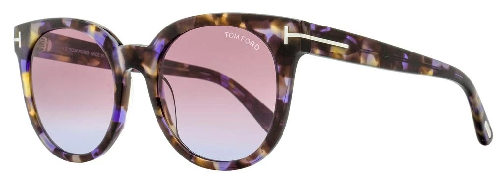 Tom Ford Sunglasses ELSA TF1108 55Z Coloured Havana Cat Eye Pink Gradient 55mm Tom Ford - Elsa (Colored Havana/Gradient) – Good See Co main image 4